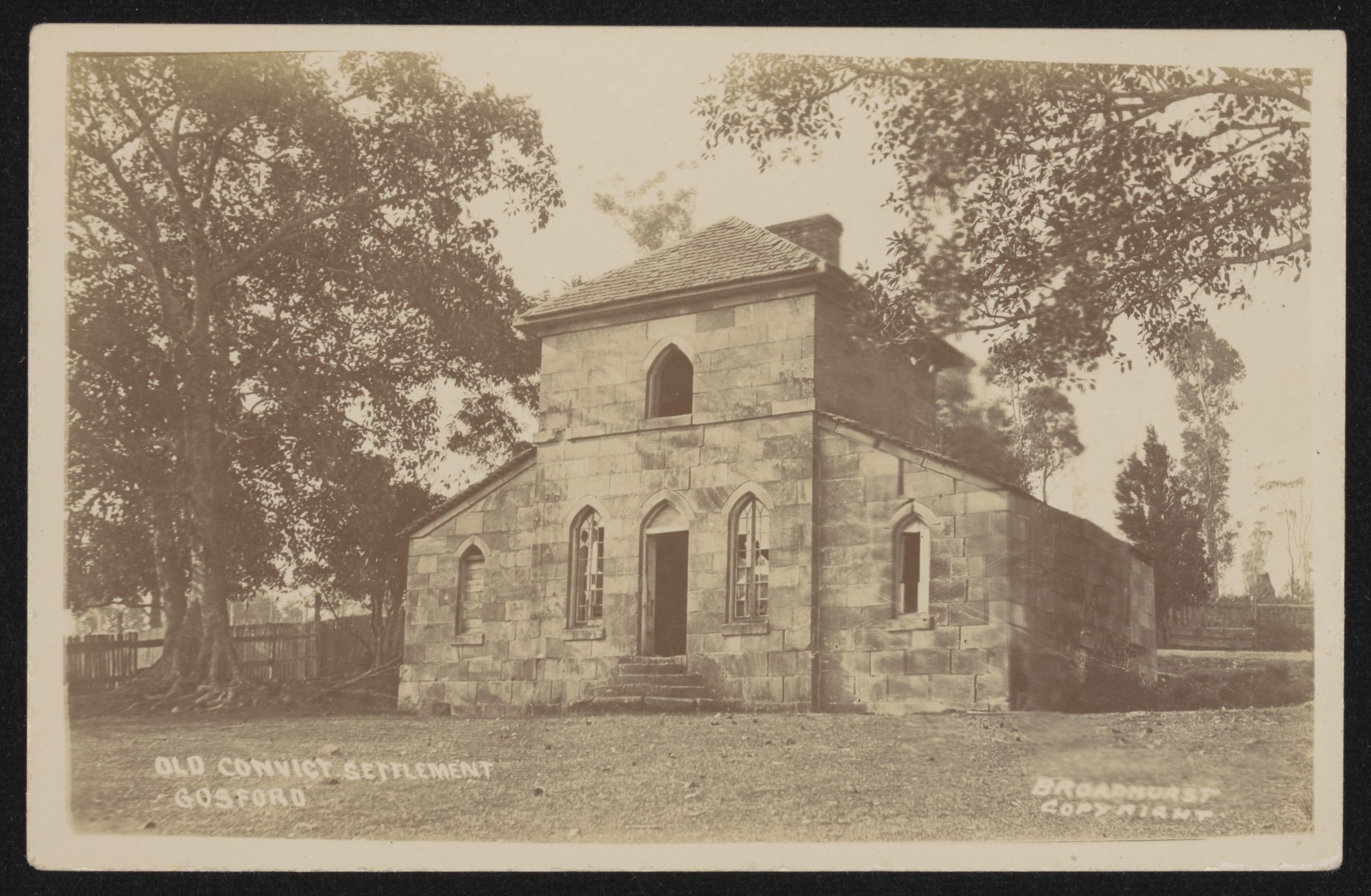  Old convict settlement, Gosford, New South Wales. 