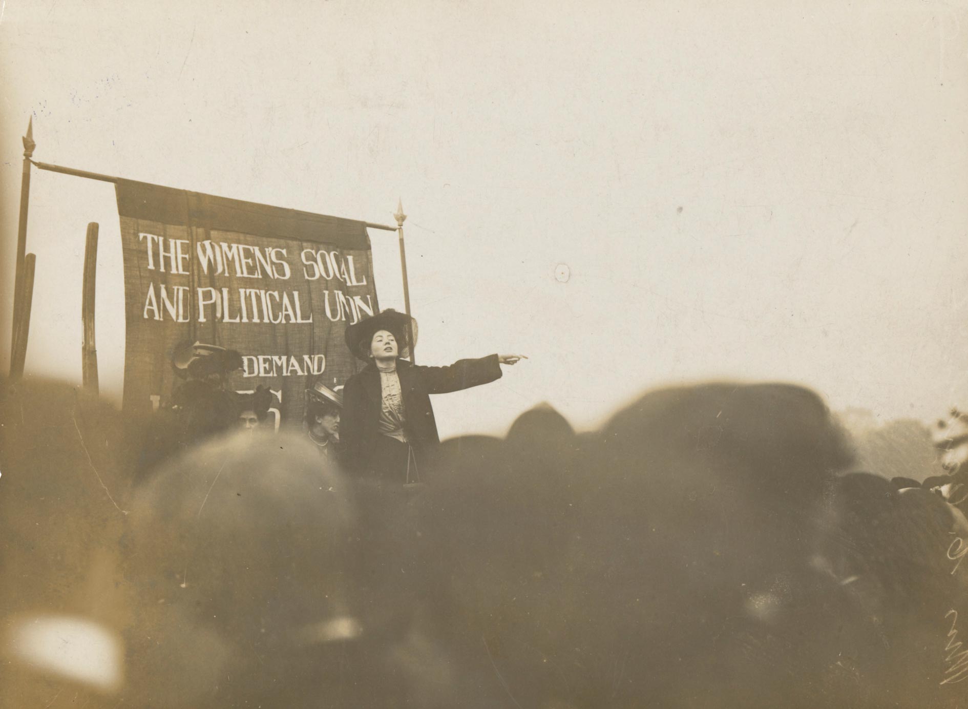 Suffrage demonstration. 