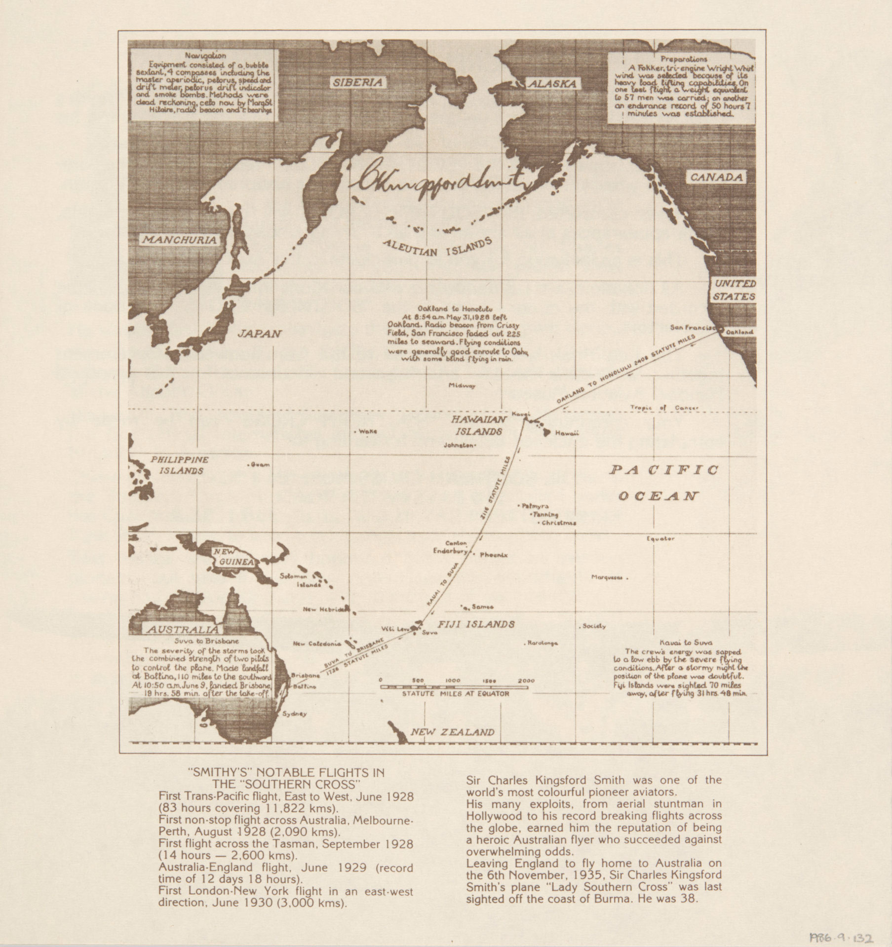 Promotional pamphlet for The Southern Cross Museum Trust