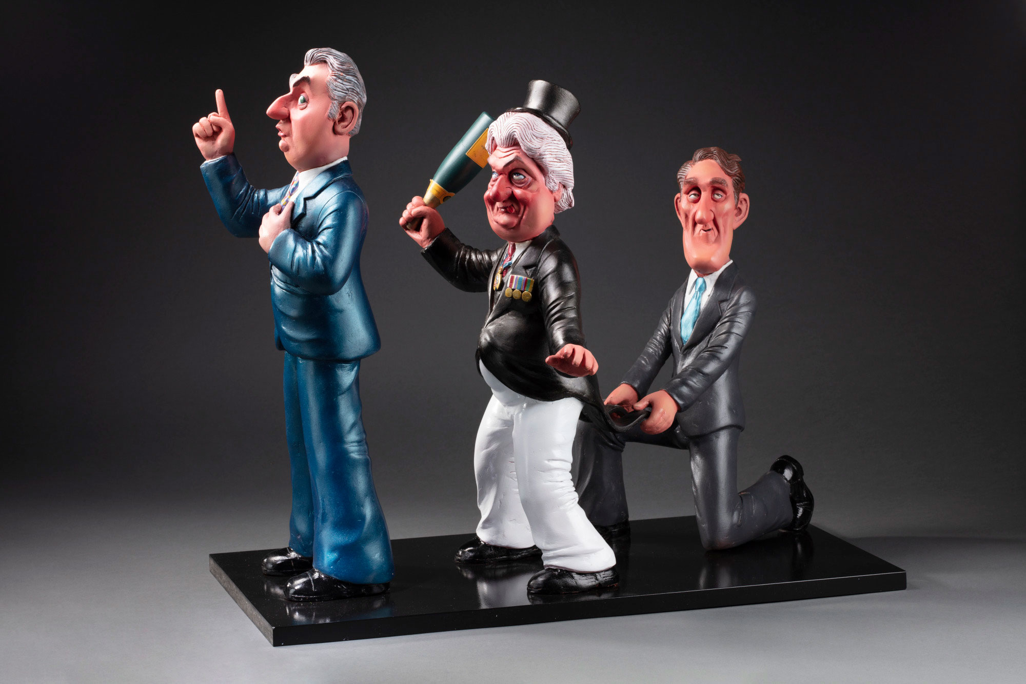The Dismissal - 20th Anniversary, by John Shakespeare. Featuring Gough Whitlam, John Kerr and Malcolm Fraser.