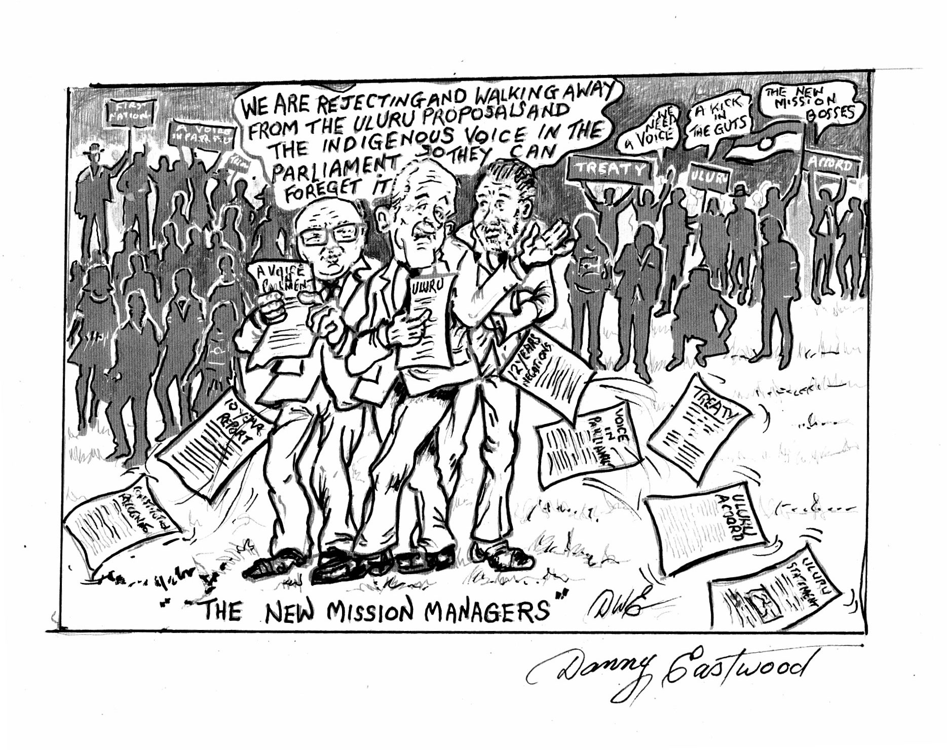 ‘The New Mission Managers’ cartoon