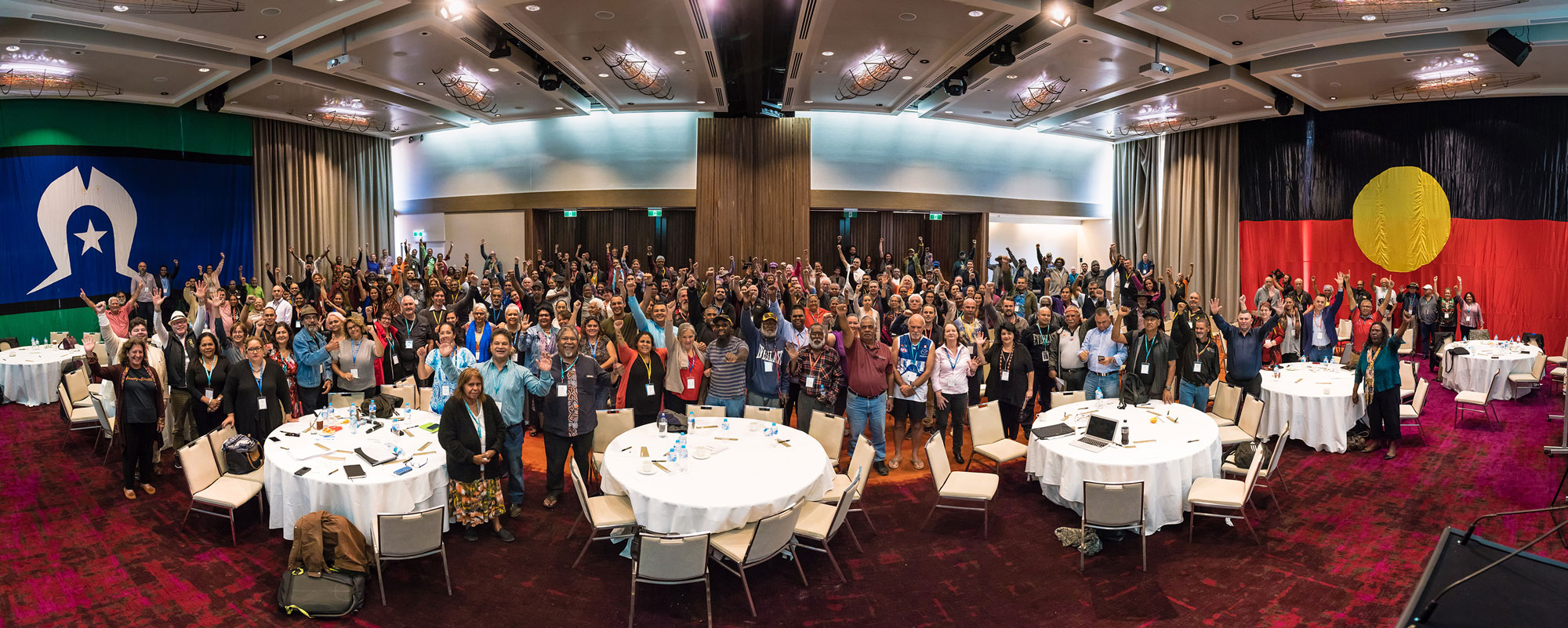 Delegates at the National Constitution Convention, Uluru, 26 May 2017