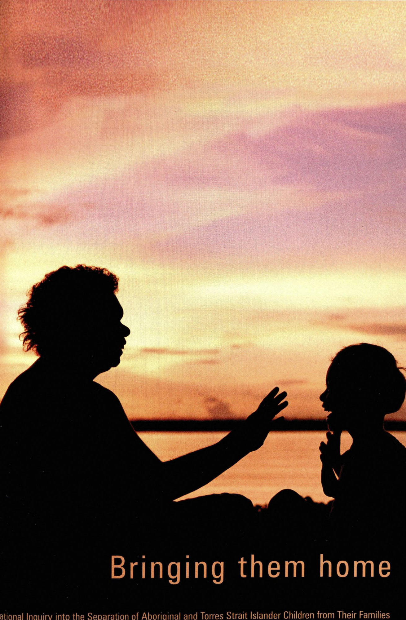 Front cover of the 1997 Bringing Them Home report.