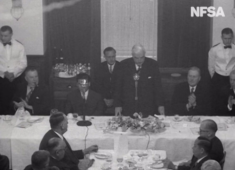 Video still of Australia-Vietnam relations (1957 and 1967).