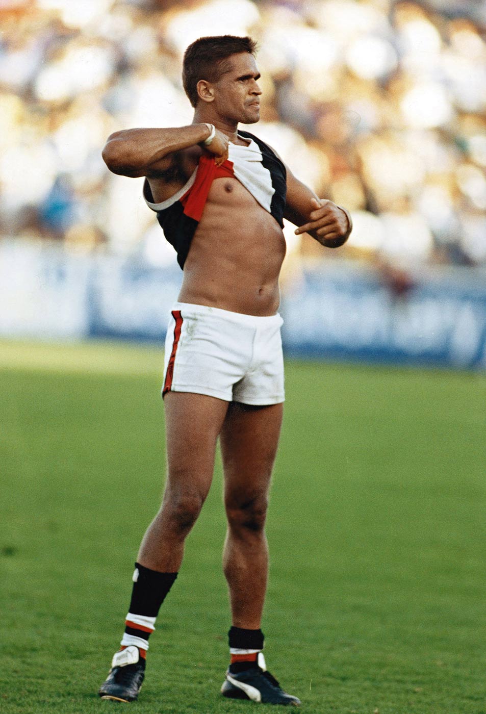 <p>Nicky Winmar, 17 April 1993</p>
