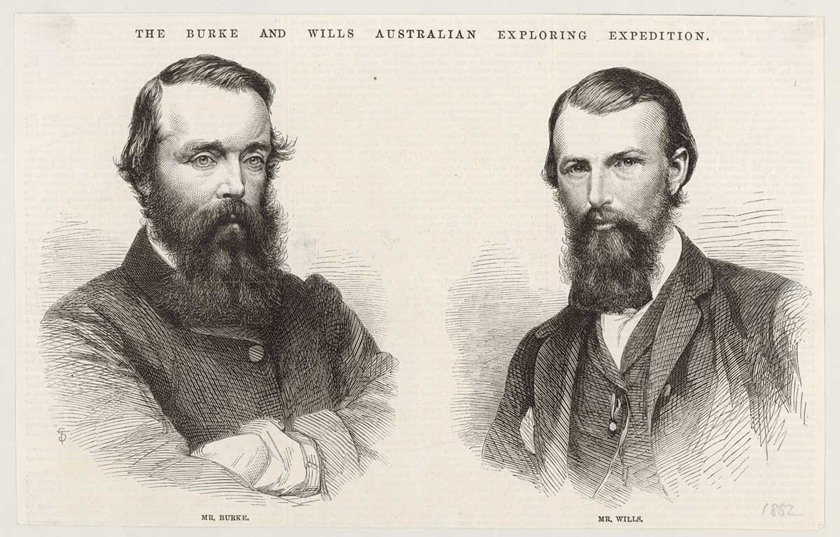 <p>Robert O’Hara Burke and William John Wills</p>
