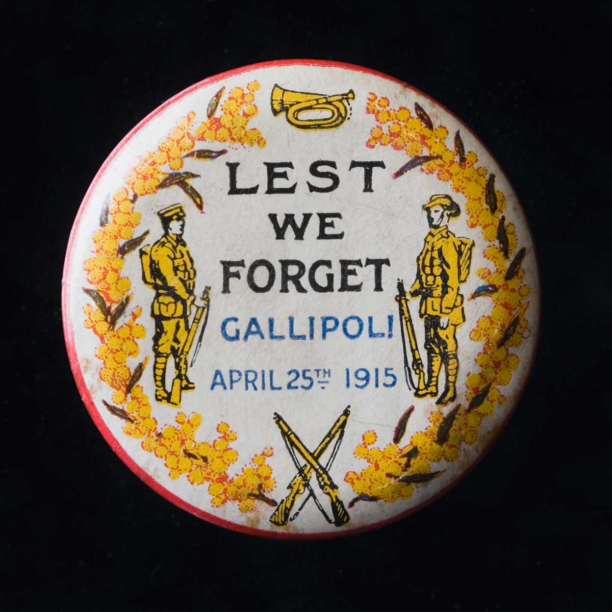 <p>Anzac Day badge</p>
