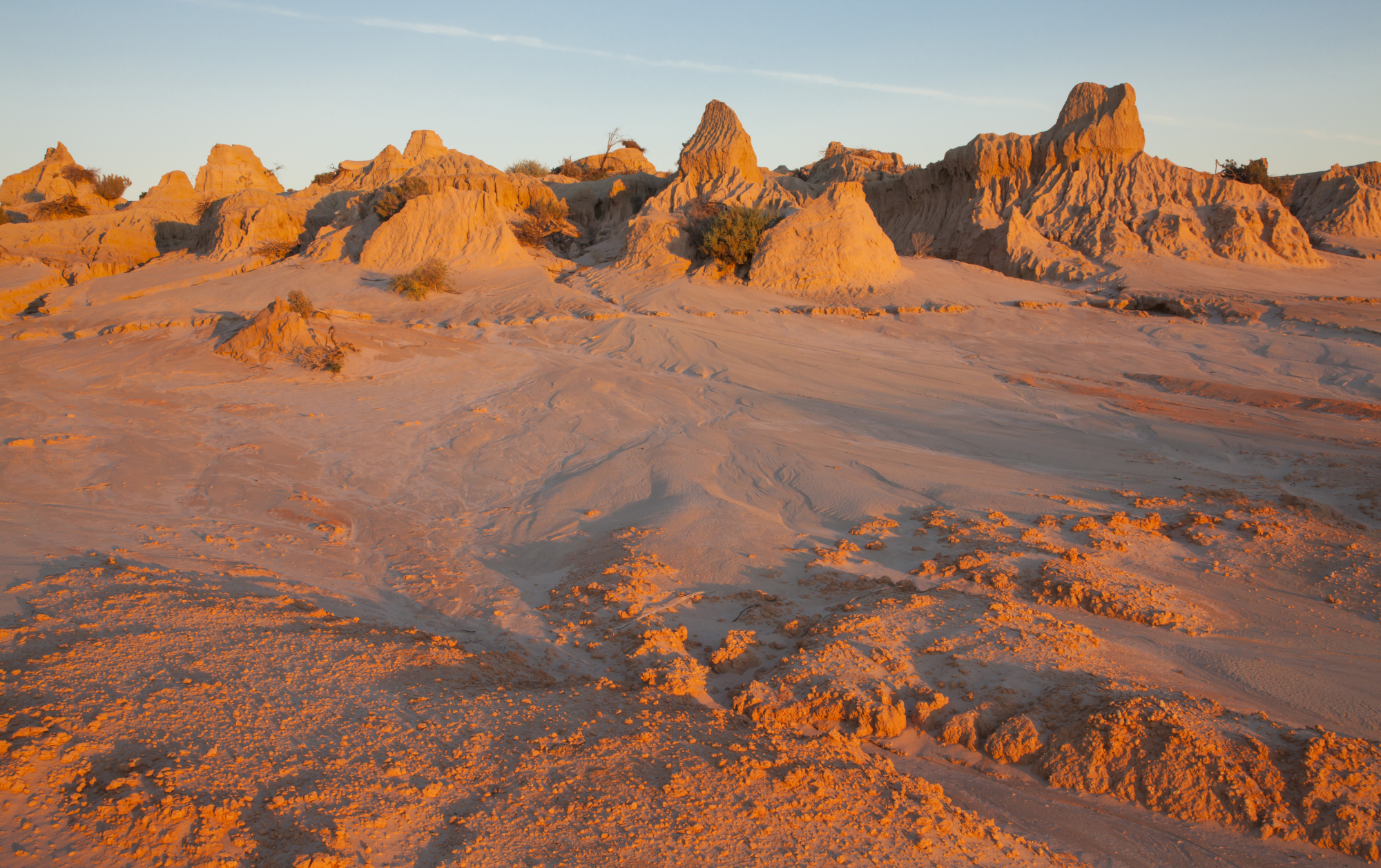 Rocky desert scene