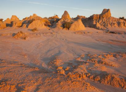 Rocky desert scene