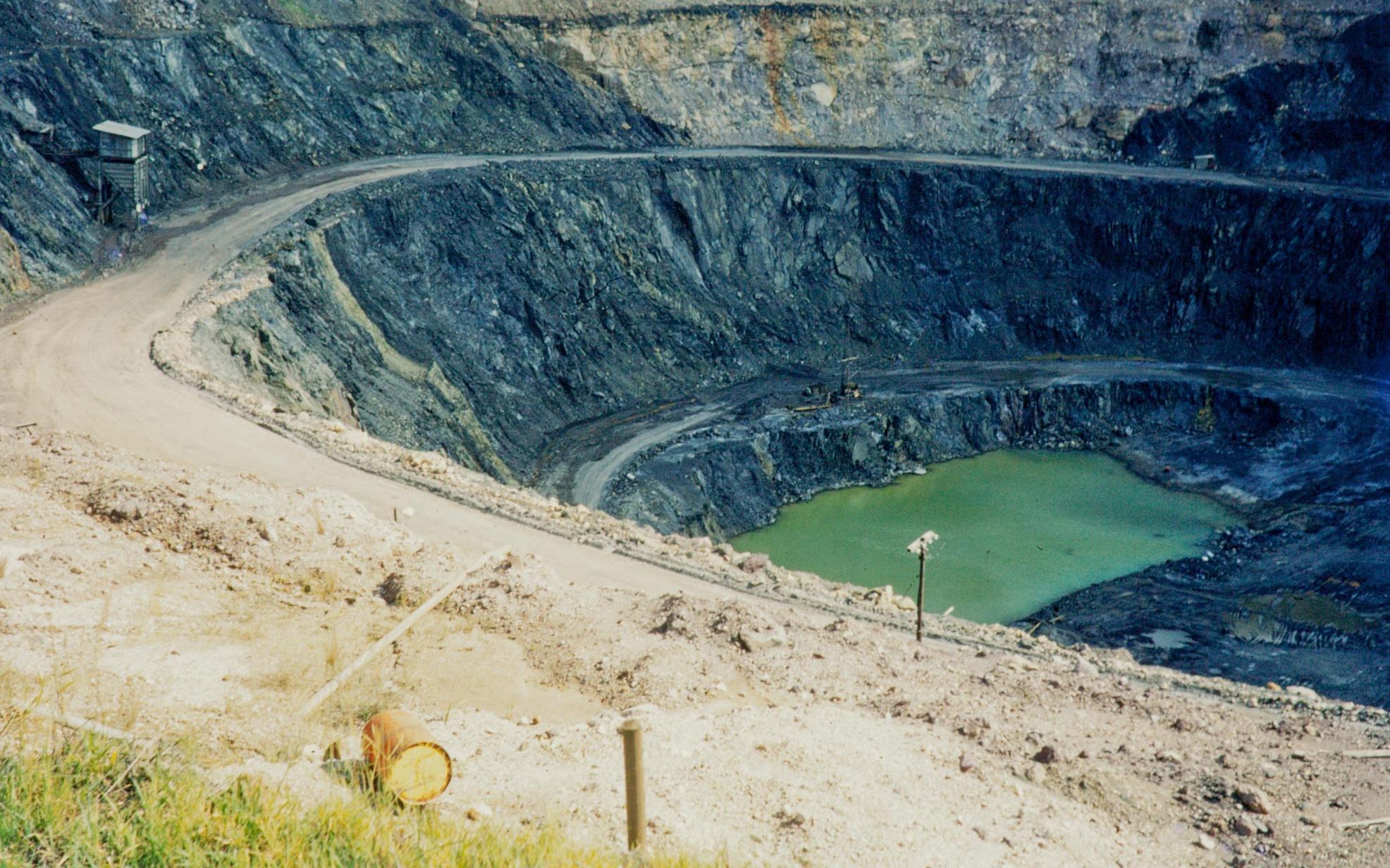 Open cut mine at Rum Jungle.